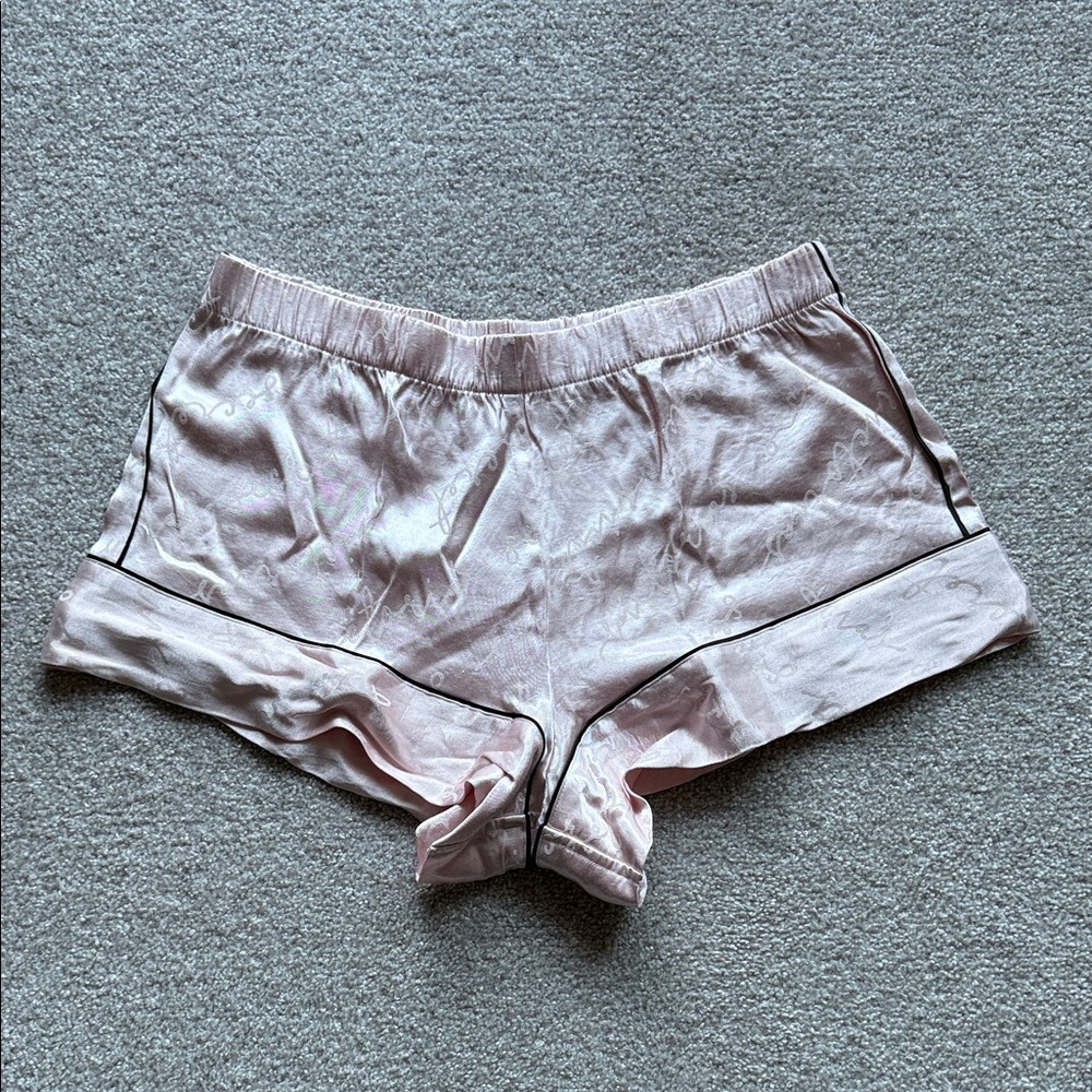 Victoria’s Secret Light Pink Logo Pajama Shorts